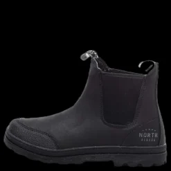 North Saint John Fleece Lined Chelsea Black Svart Clearance