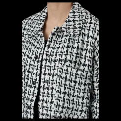 Clearance Only Sally Boucle Shacket Cc Otw White Vit