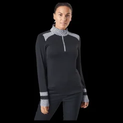 Best Daily Sports Salma Half Neck Black Svart