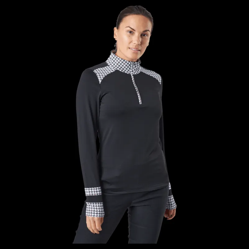 Best Daily Sports Salma Half Neck Black Svart