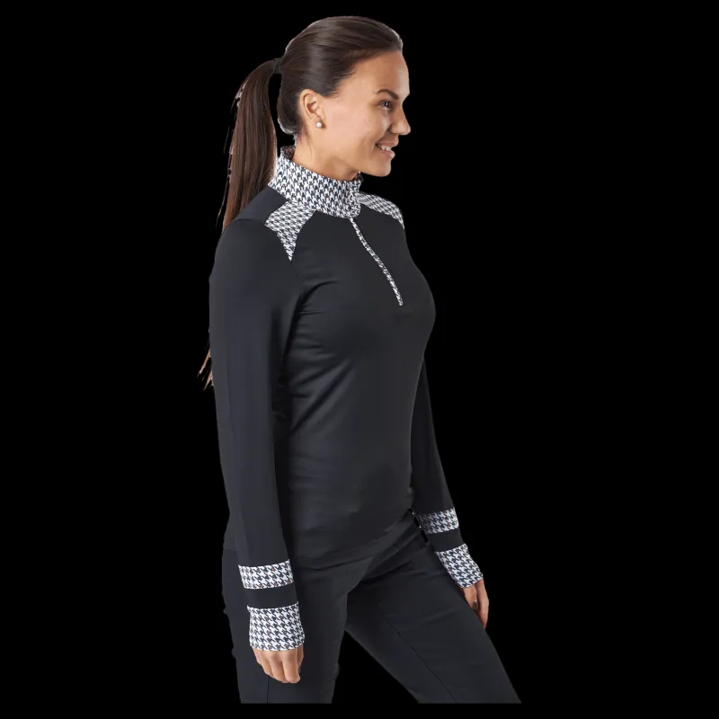 Best Daily Sports Salma Half Neck Black Svart