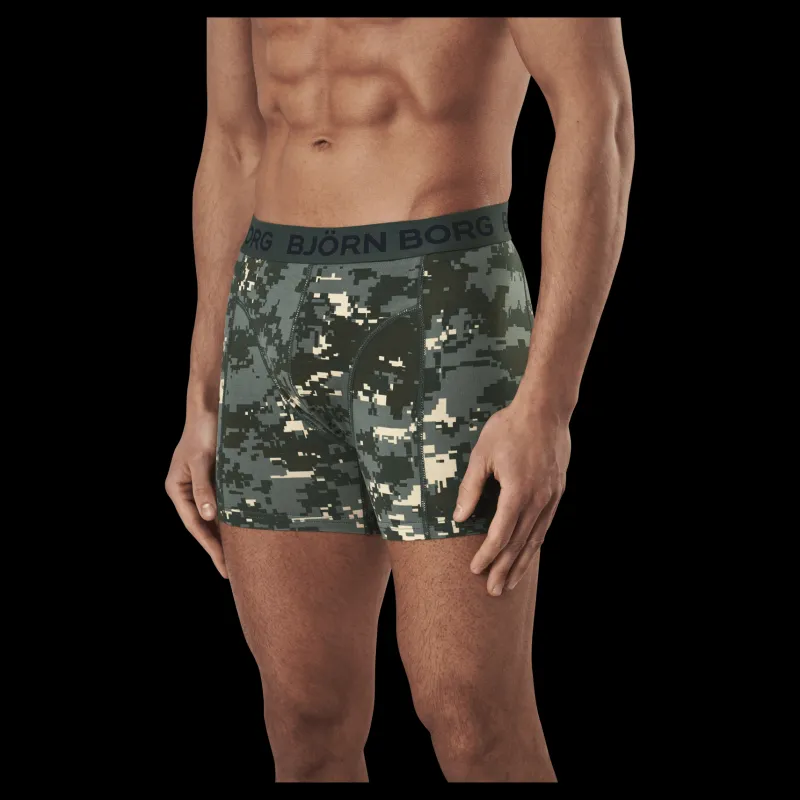 Björn Borg Sammy Digital Woodland 3-Pack Green Grön Sale