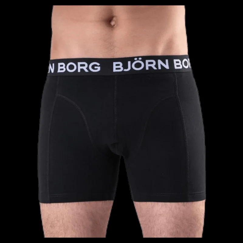 Björn Borg Sammy Geo Flag Shorts 3-pack Green/Black Grön och Svart Outlet