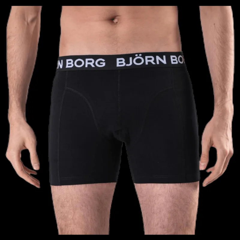 Björn Borg Sammy Geo Flag Shorts 3-pack Green/Black Grön och Svart Outlet