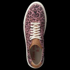 Discount Sneaky Steve Sammy Pink Leopard Röd och Rosa