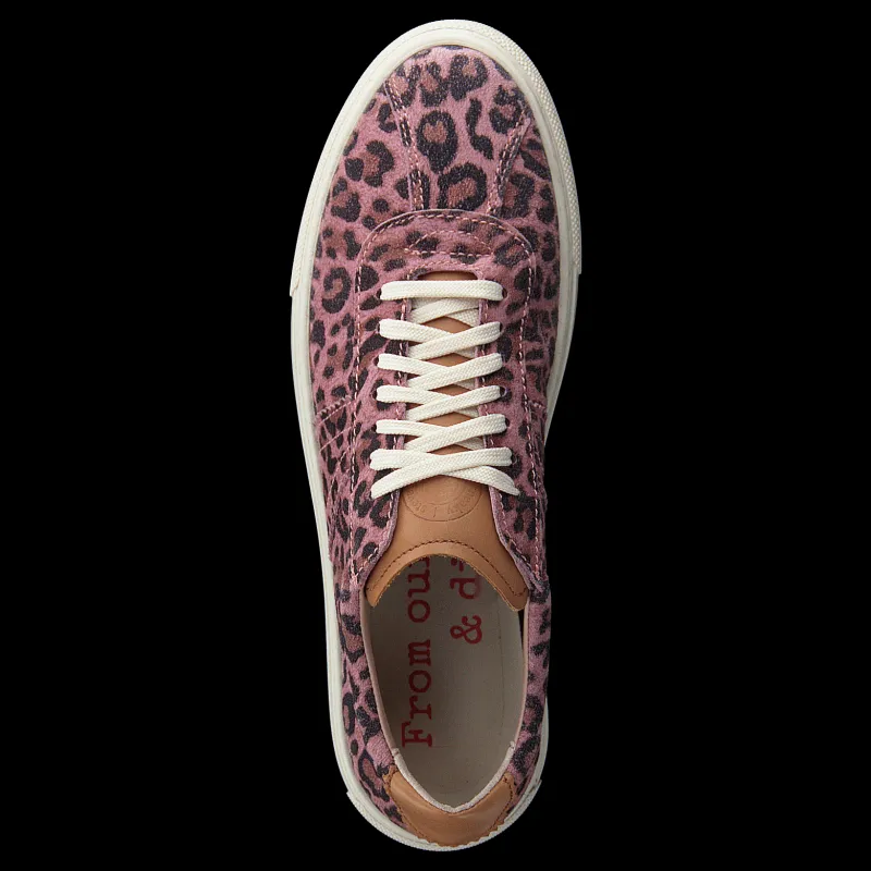 Discount Sneaky Steve Sammy Pink Leopard Röd och Rosa