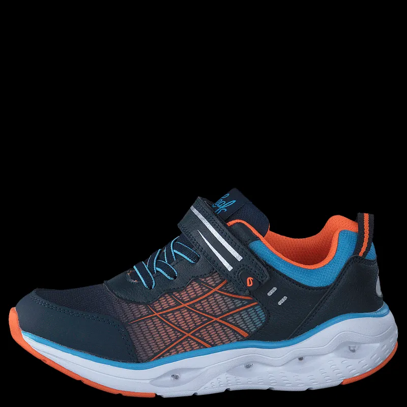 Leaf Samset Navy/orange Blå New