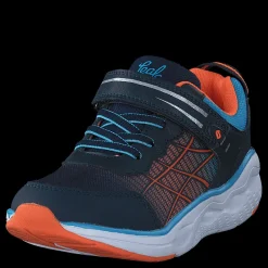 Leaf Samset Navy/orange Blå New