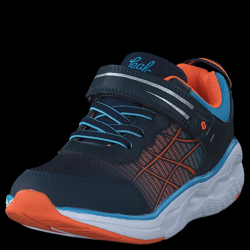 Leaf Samset Navy/orange Blå New