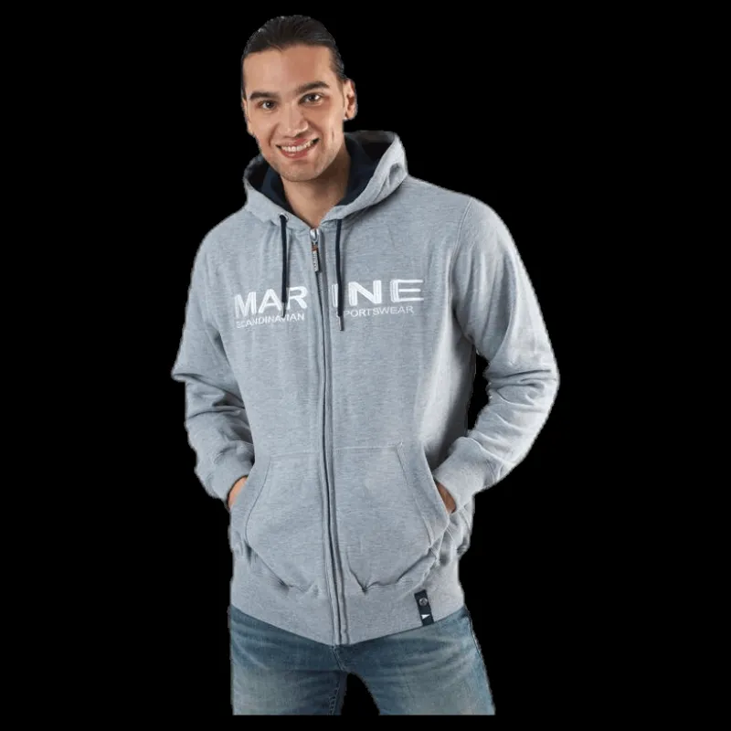 Marine San Mateo Hoodie Grey Grå Clearance