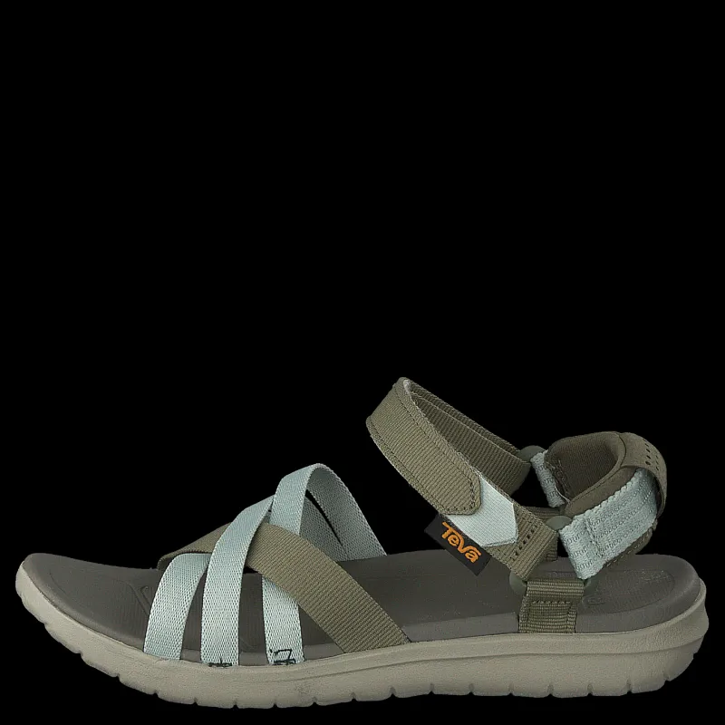 Teva Sanborn Sandal Burnt Olive/seafoam Grå och Grön