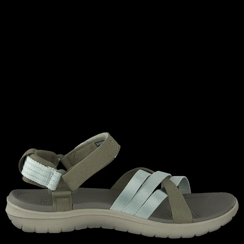 Teva Sanborn Sandal Burnt Olive/seafoam Grå och Grön