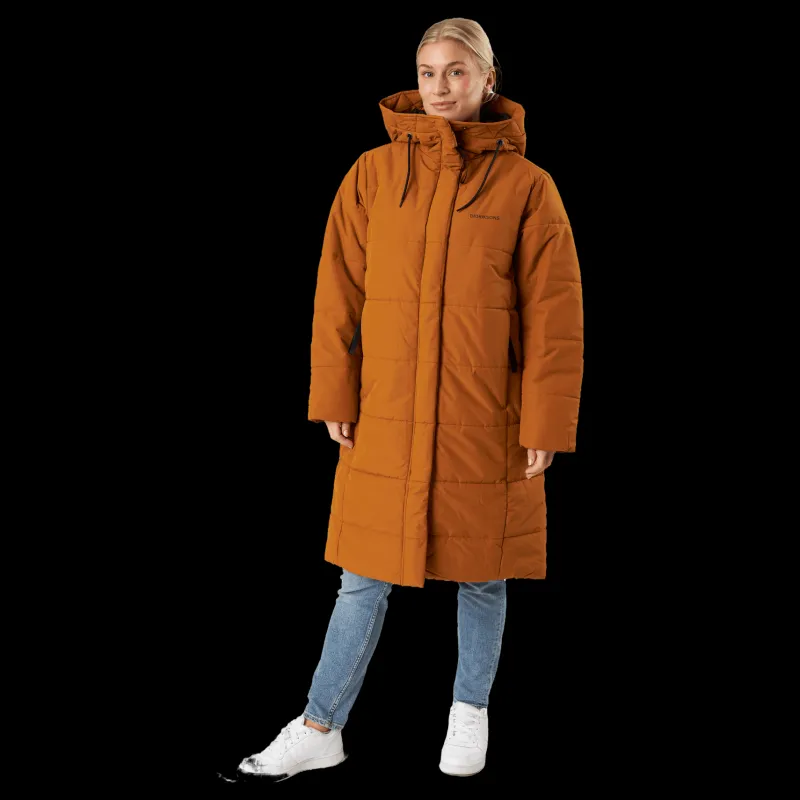 Didriksons Sandra Wns Parka Orange New