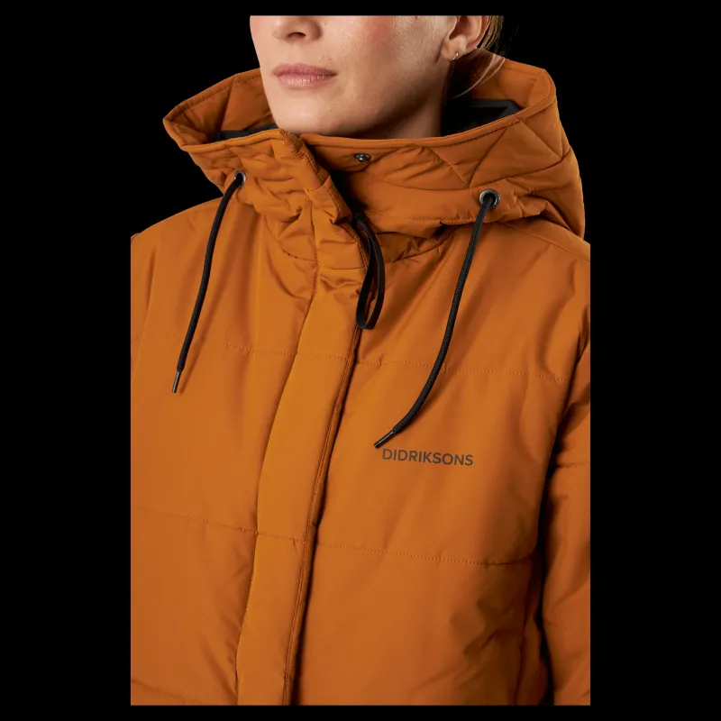Didriksons Sandra Wns Parka Orange New