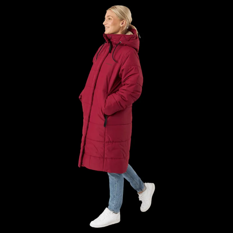 Hot Didriksons Sandra Wns Parka Red Röd
