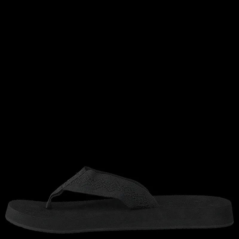 Reef Sandy Black/Black Svart Discount