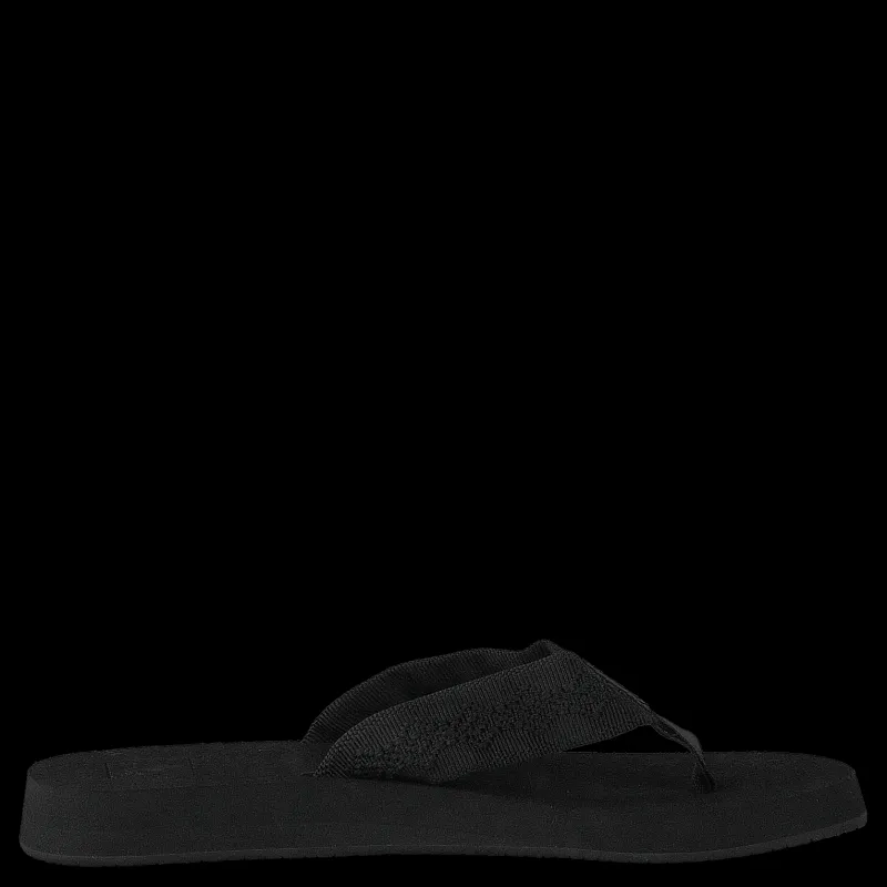 Reef Sandy Black/Black Svart Discount