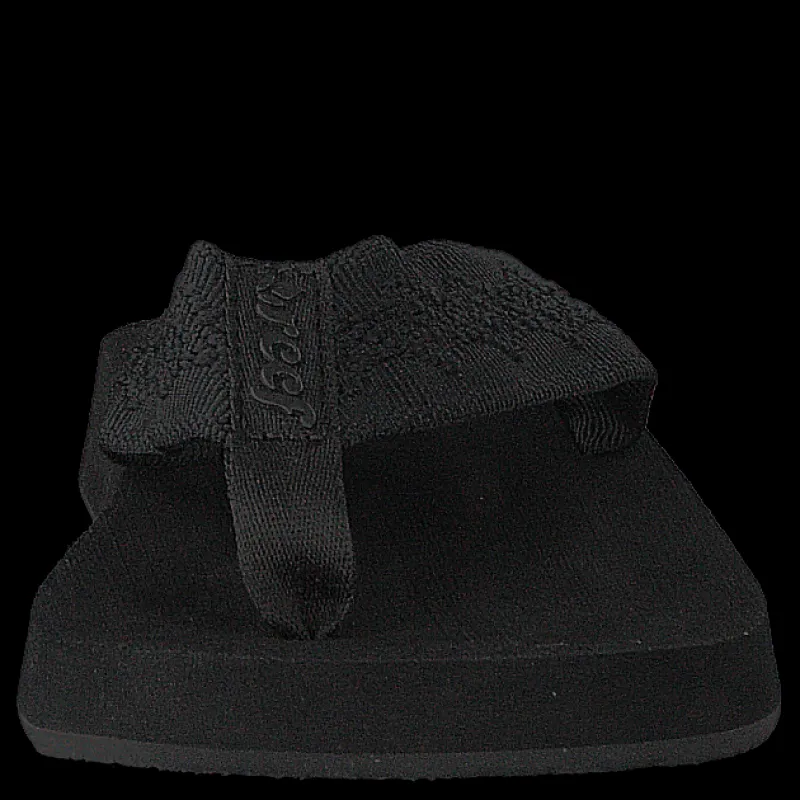 Reef Sandy Black/Black Svart Discount