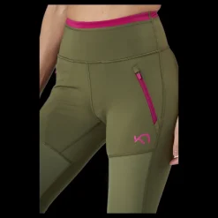 Kari Traa Sanne Tights Tweed Grön New