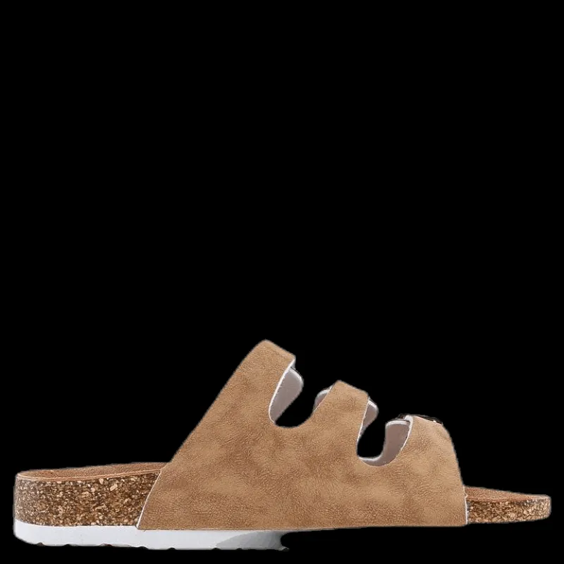 Cruz Santa Cork Sandals Brown Brun Best