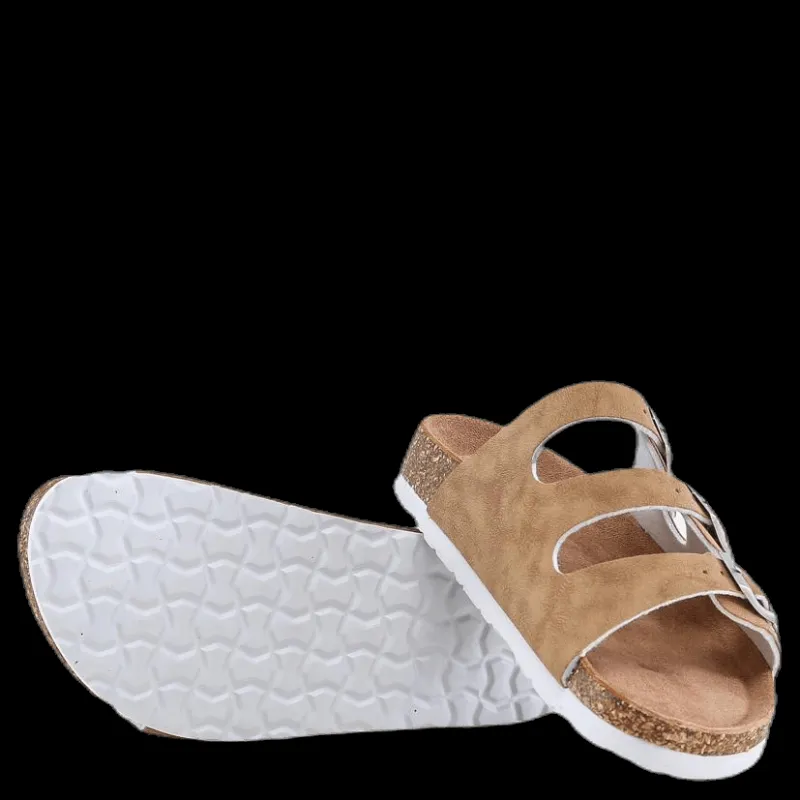 Cruz Santa Cork Sandals Brown Brun Best
