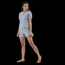Best NOUN Sara Rib Pyjama Set Grey Grå