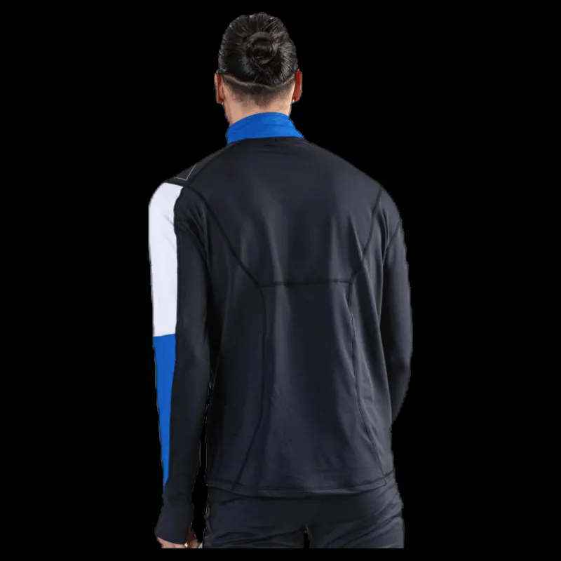 Discount Fischer Åsarna 2 Baselayer L/S Top Blue/Black Blå och Svart
