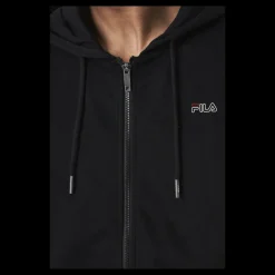 Online Fila Sasha Hooded Jacket Black Svart