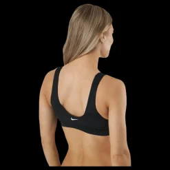 Nike Swim Scoop Neck Bikini Top Black Svart New