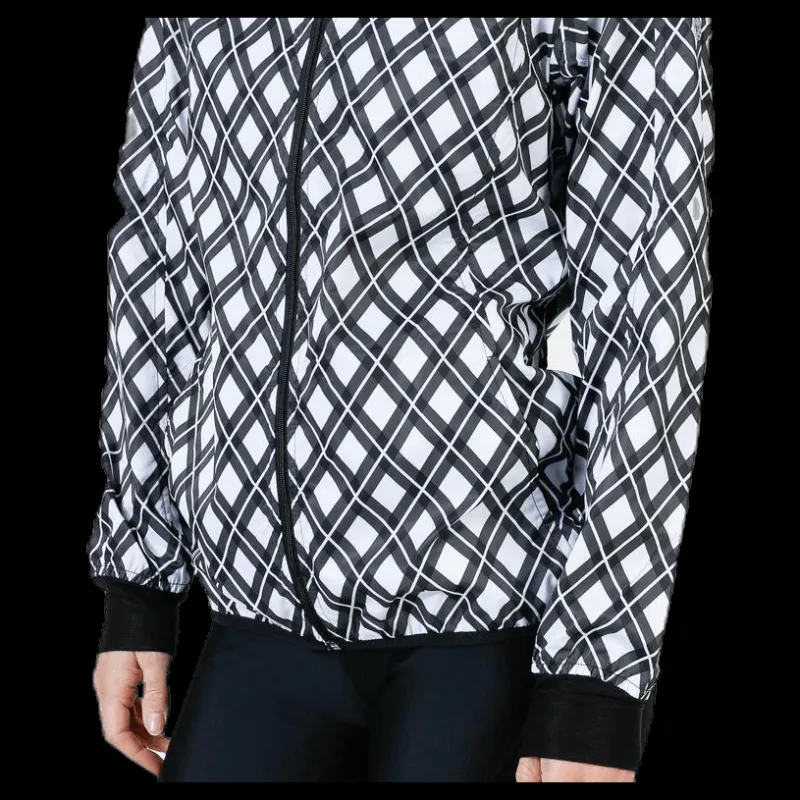 Hot Daily Sports Scotty Wind Jacket White/Black Vit och Svart