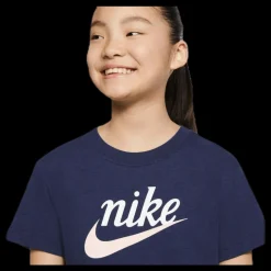 Nike Script Futura Tee Junior Blue Blå Online