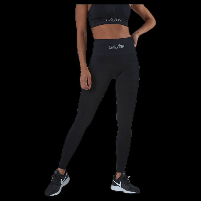 Gavelo Seamless Black Leggings Black Svart Outlet
