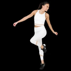 New Filippa K Seamless Crop Tank White Vit