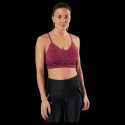 Under Armour Seamless Low Long Bra Pink Rosa