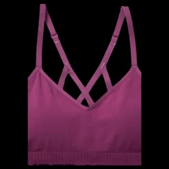 Under Armour Seamless Low Long Bra Pink Rosa