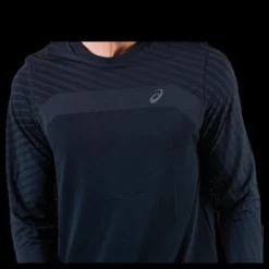ASICS Seamless LS Texture Black Svart Hot