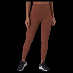 Clearance Röhnisch Seamless Rib Tights Copper Brown
