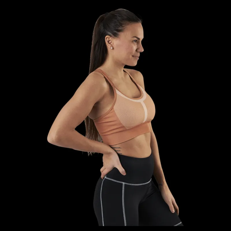 Stay in place Seamless Strap Sports Bra Patterned Mönstrad Discount