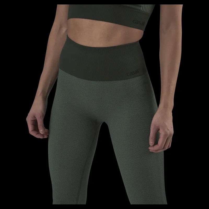 Casall Seamless Tights Green Grön Outlet