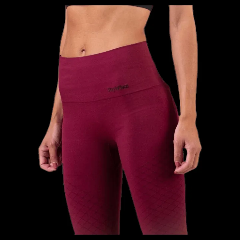 Discount Stay in place Seamless Tights Red Röd