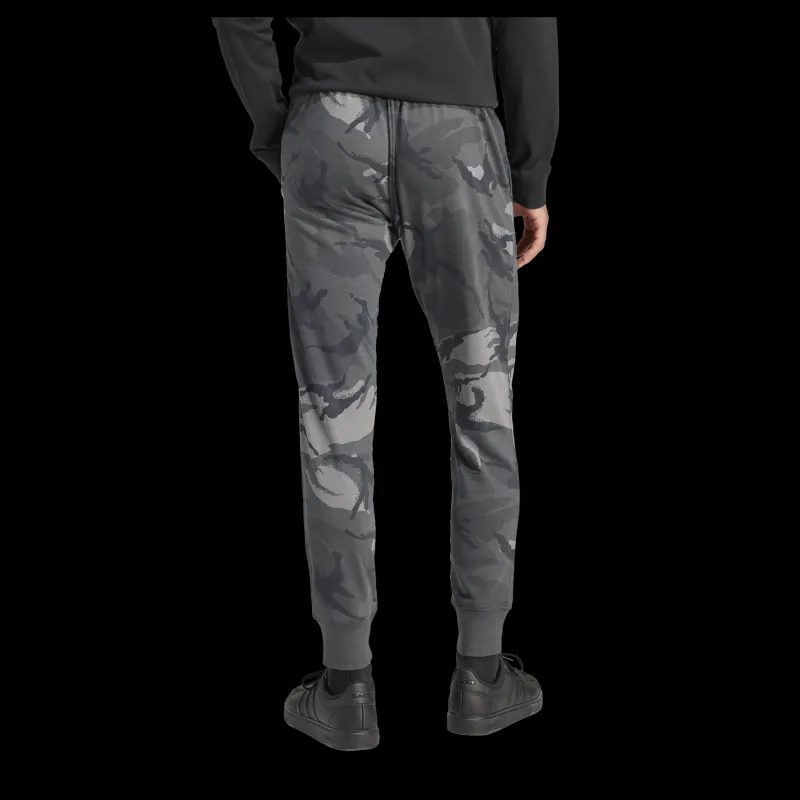 New adidas Seasonal Essentials Camouflage Joggers Dark Grey Grå