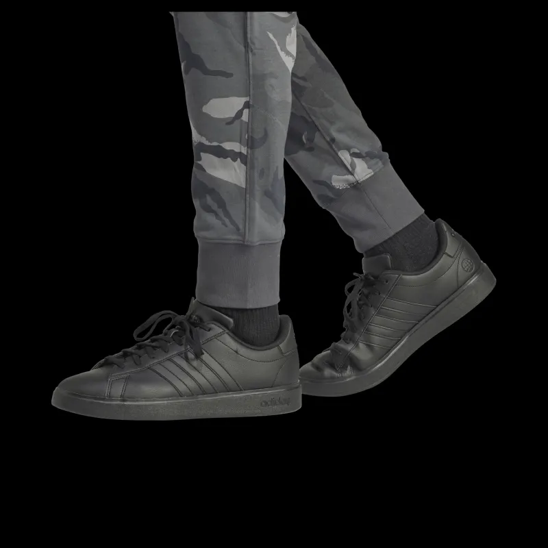 New adidas Seasonal Essentials Camouflage Joggers Dark Grey Grå