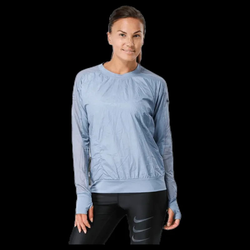 Sale Nike Seasonal Road Pullover Jacket Pink Blå