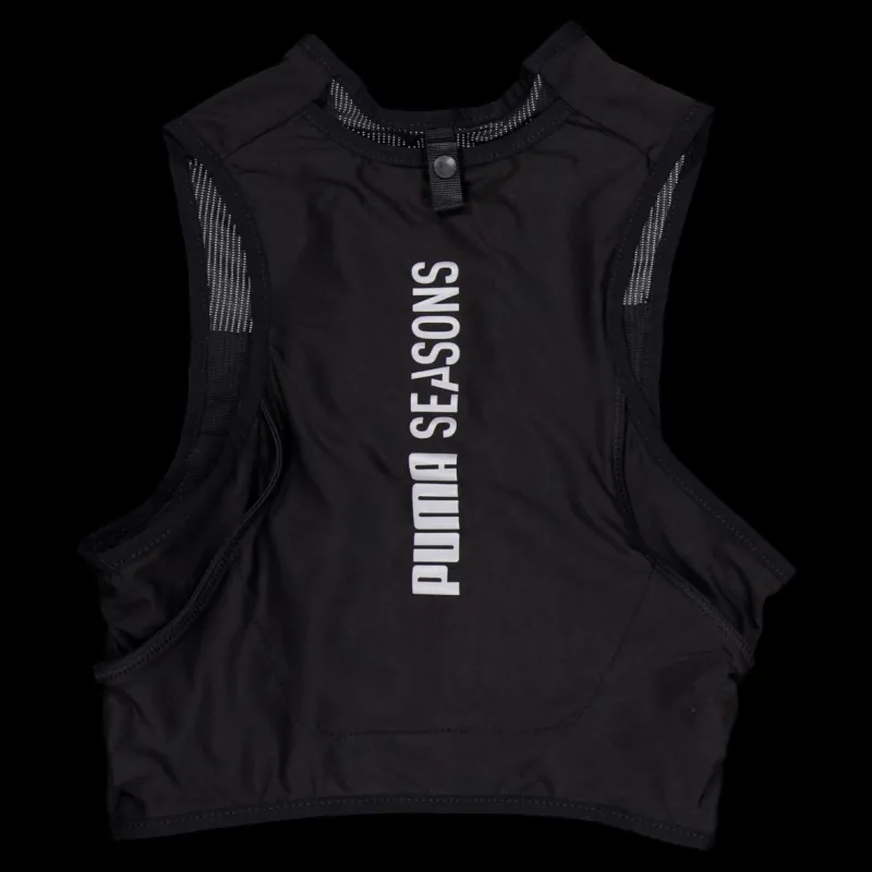 Best Puma Seasons Trail Running Vest Black Svart