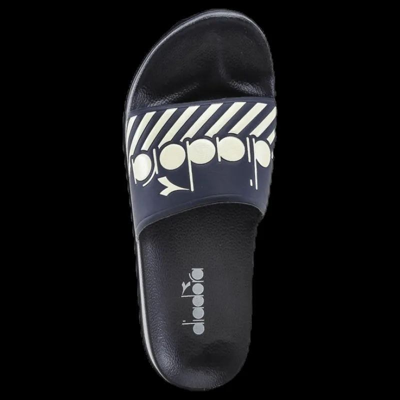 Diadora Serifos '90 Wide Blue/White Blå och Vit Outlet