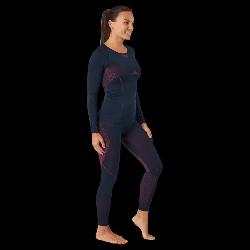 Discount Odlo Set Long Fundamentals Performa Dark Sapphire - Beetroot Purpl Blå