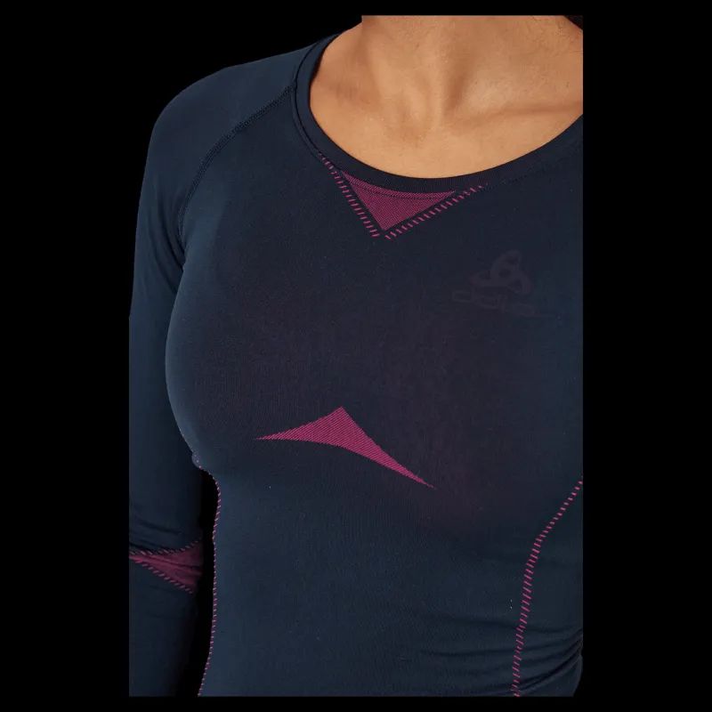 Discount Odlo Set Long Fundamentals Performa Dark Sapphire - Beetroot Purpl Blå