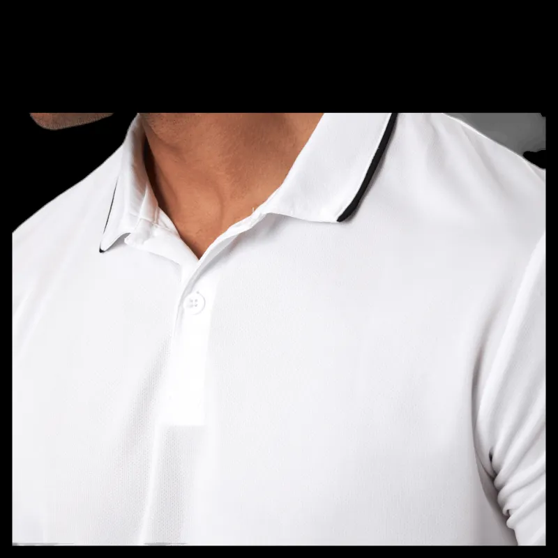 AXION Set Polo Shirt White Vit