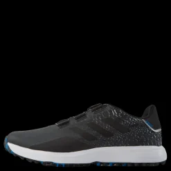 Best adidas S2G BOA Wide Spikeless Golf Shoes Core Black / Core Black / Grey Six Svart och Grå