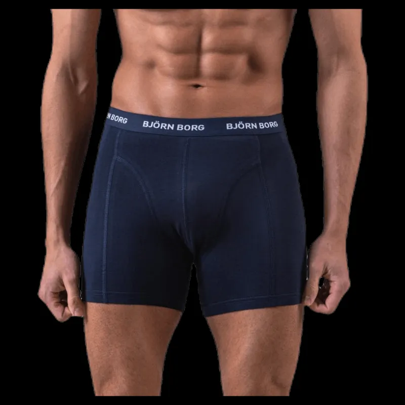 Clearance Björn Borg Shadeline Shorts 3-Pack Blue/Patterned/Black Blå, Mönstrad och Svart